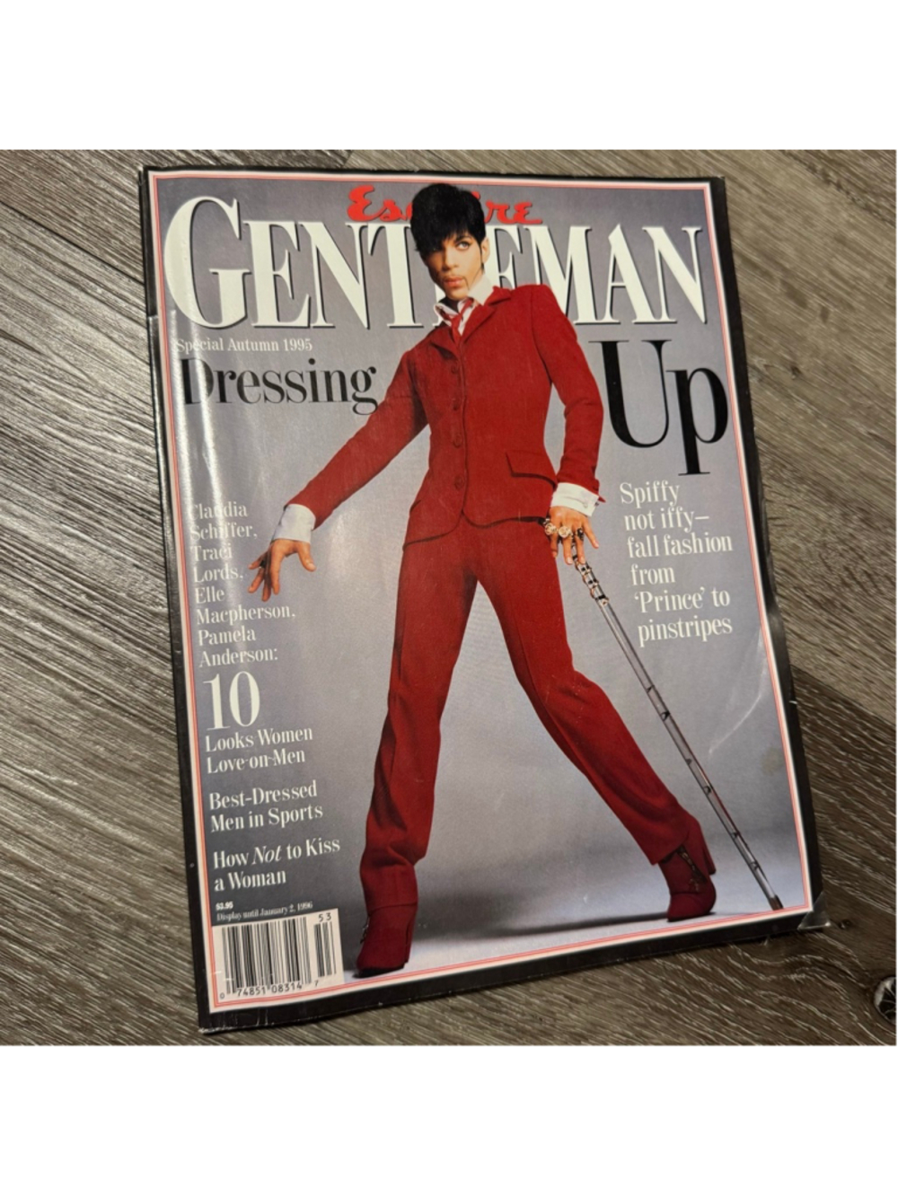 PRINCE RARE Esquire Gentleman magazine automne 1995